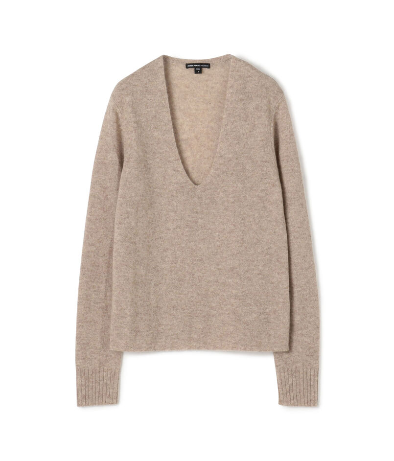 ソフトフェザーウェイト ディープVネックプルオーバー WOKC3065