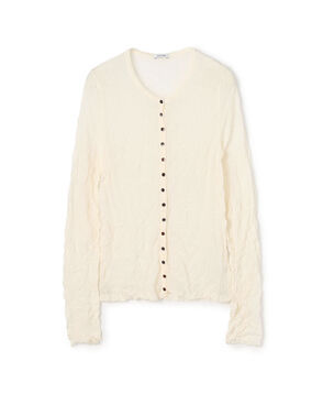 プリーツニット カーディガン