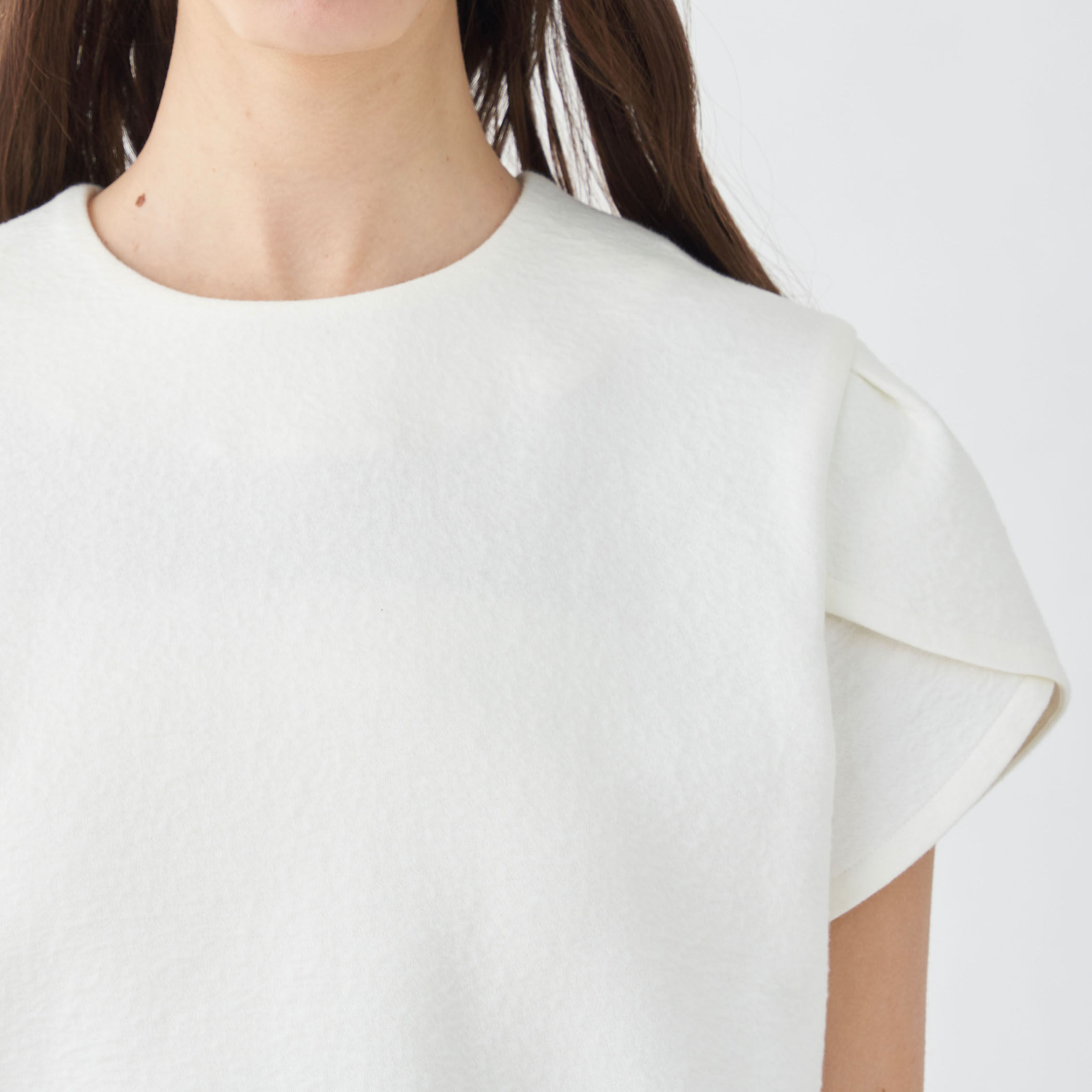 ★新品★トゥモローランド ナップコットン ペタルスリーブプルオーバー ナップコットン ペタルスリーブプルオーバー｜トゥモローランド 公式通販