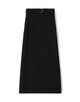 Wool doeskin belted straight Skirts