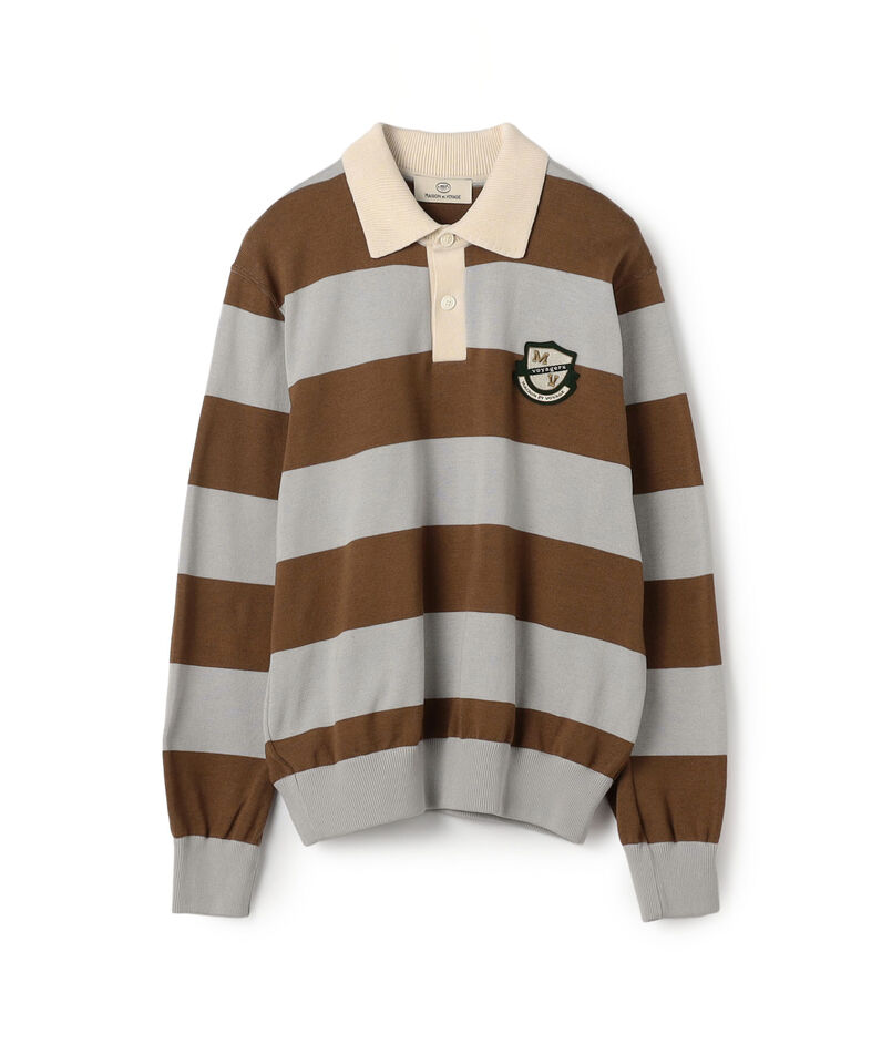 シルケットコーマコットン ニットラガーシャツ