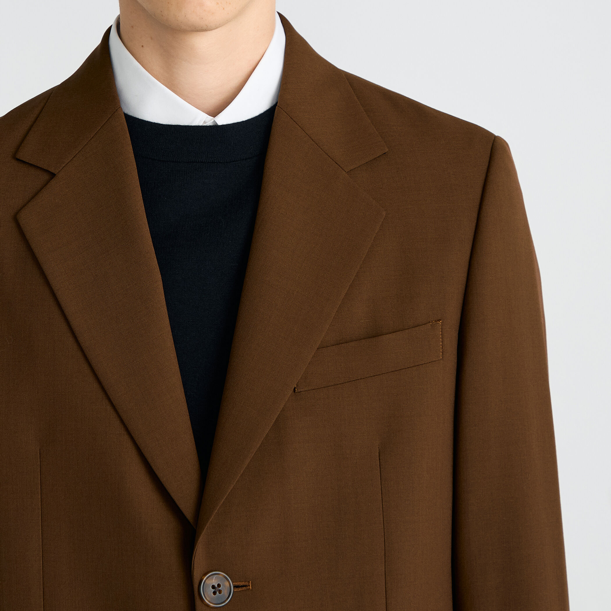 ウールドスキン 2Bジャケット｜トゥモローランド 公式通販