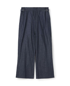 JAN MACHENHAUER Timothy Pants Denim コットンデニム サイドアジャスターパンツ