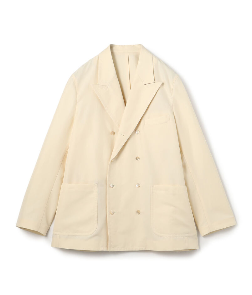 コットンシルクグログラン ダブルブレステッド8Bジャケット