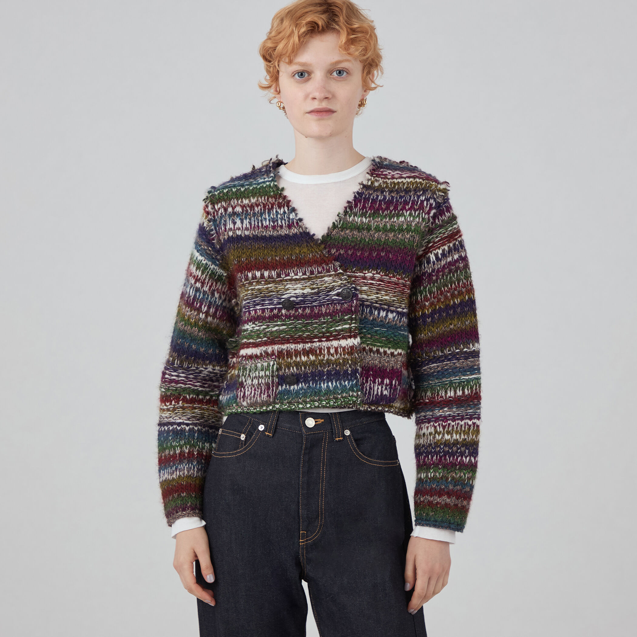 ニットボンディング クロップドジャケット｜トゥモローランド 公式通販