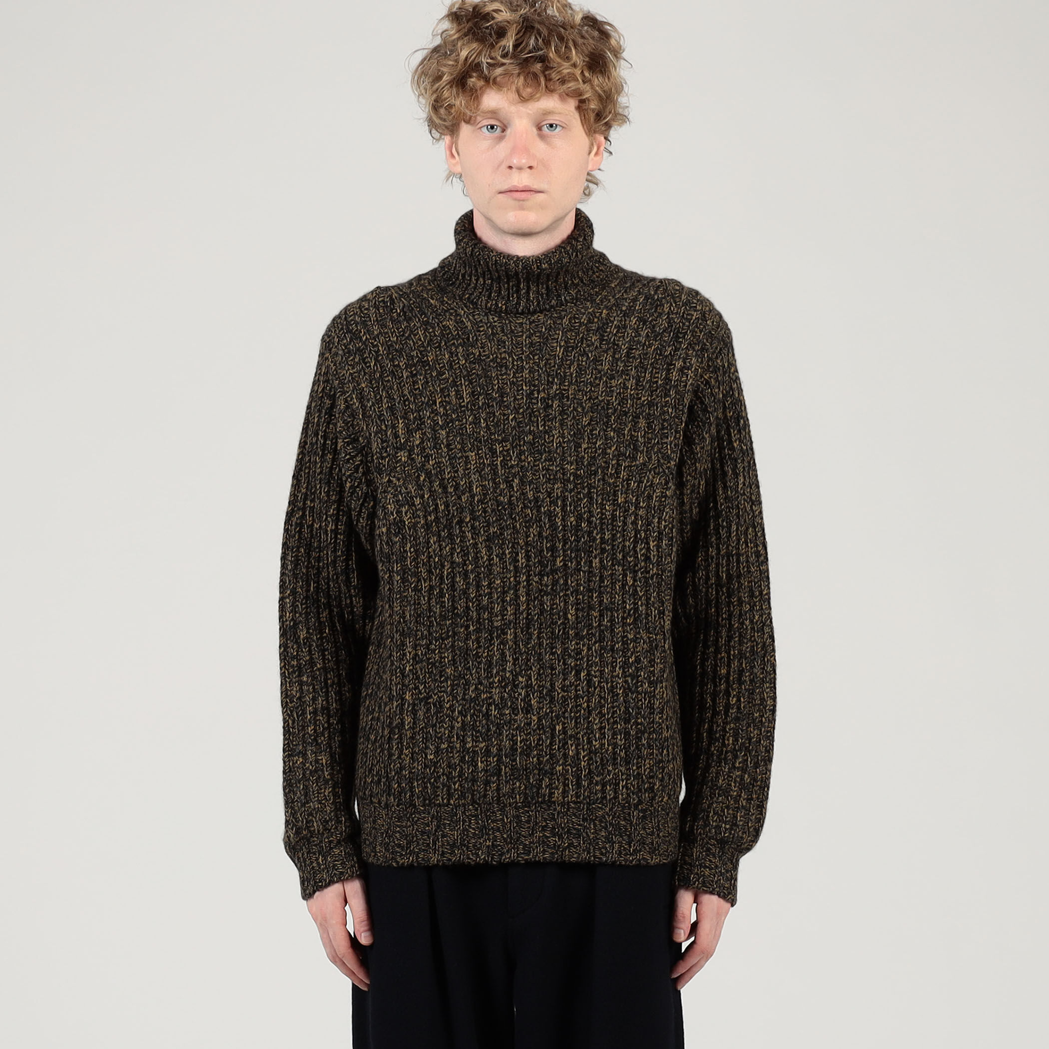 TOMORROWLAND Tricot ウールカシミヤ メランジニット タートルネック