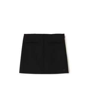 Courrèges PRE POLYWOOL MINI SKIRT
