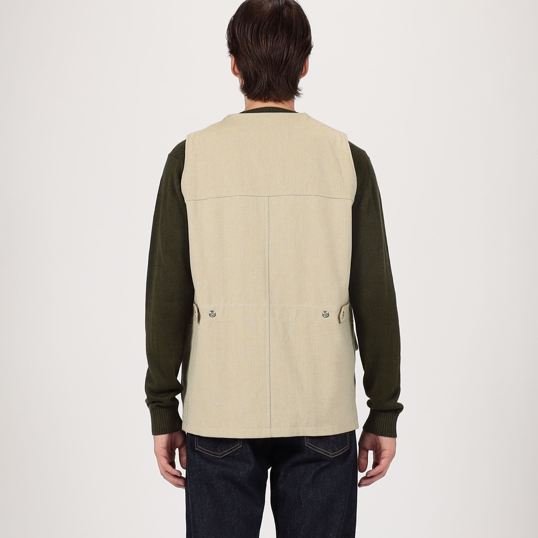 NICENESS NICOLAS ヘリンボーン ハンティングベスト｜トゥモローランド