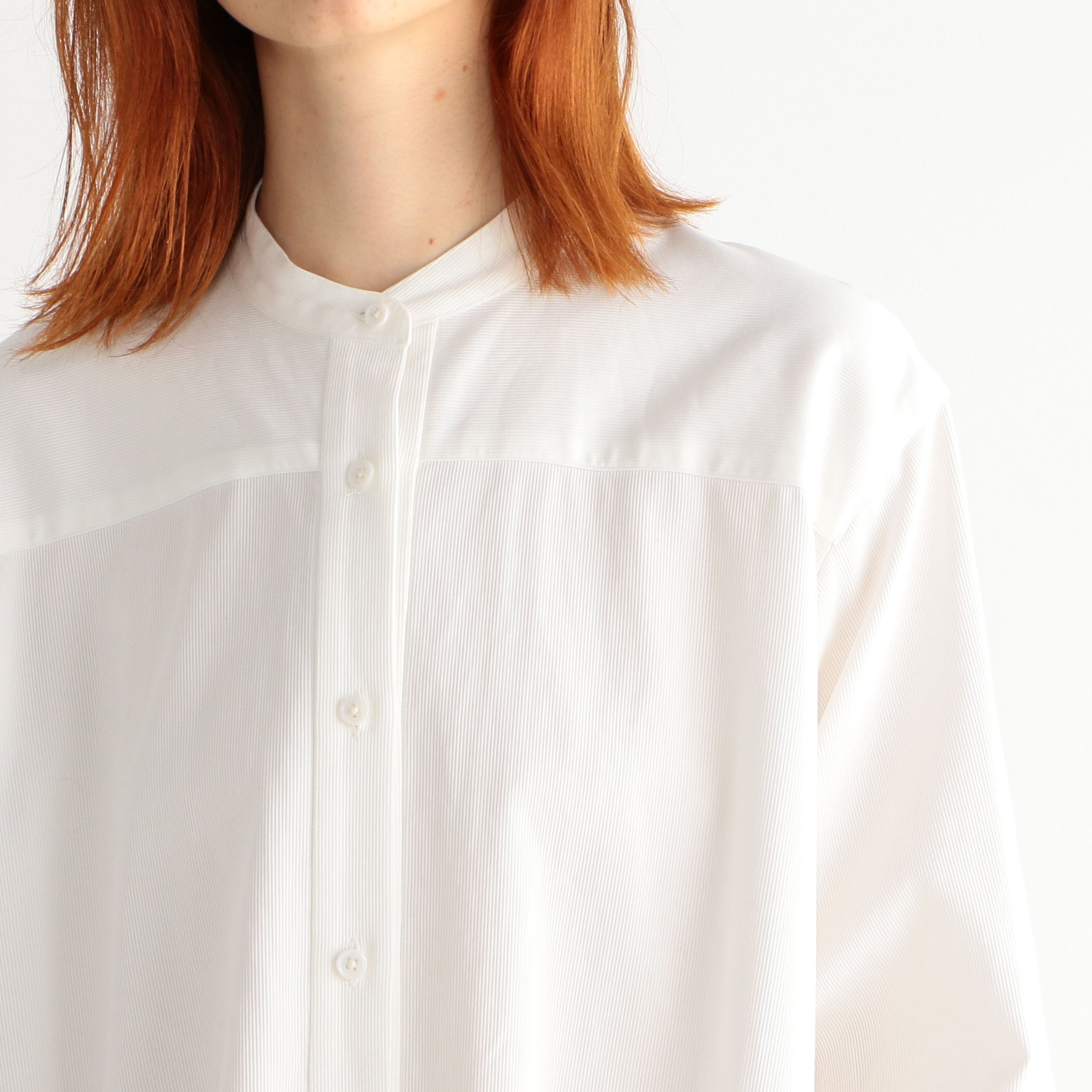 □コットンピケ シャツドレス｜トゥモローランド 公式通販