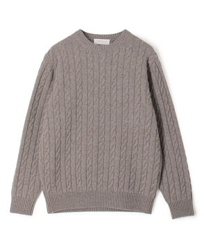 TOMORROWLAND tricot スーパーファインラムウール ケーブルニット