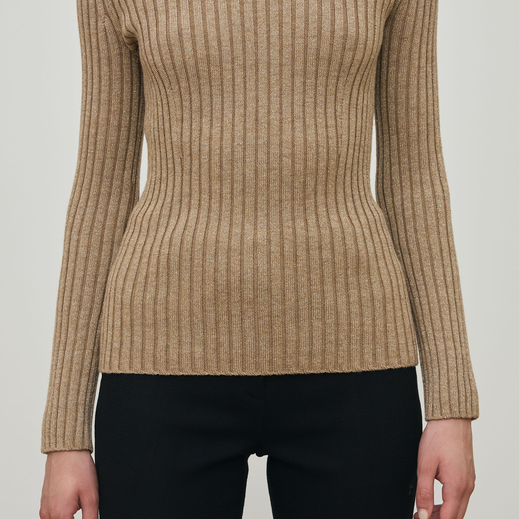 ウールリブ クルーネックプルオーバー｜トゥモローランド 公式通販