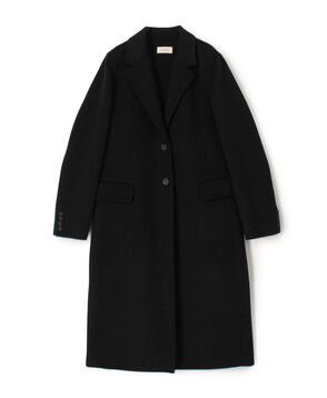 ダブルフェイスメルトンビーバー チェスターコート