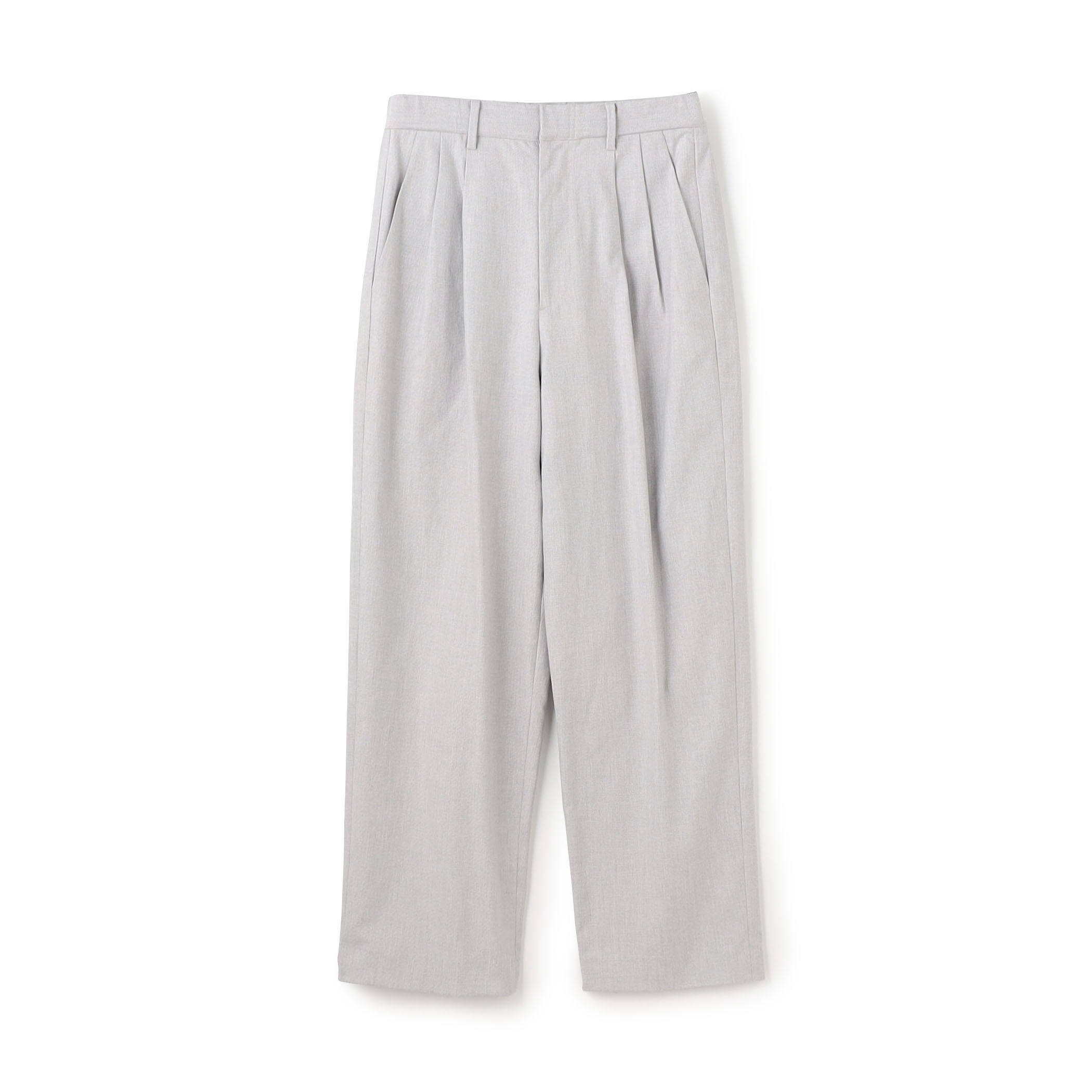 □コットンオックスストレッチ イージータックパンツ