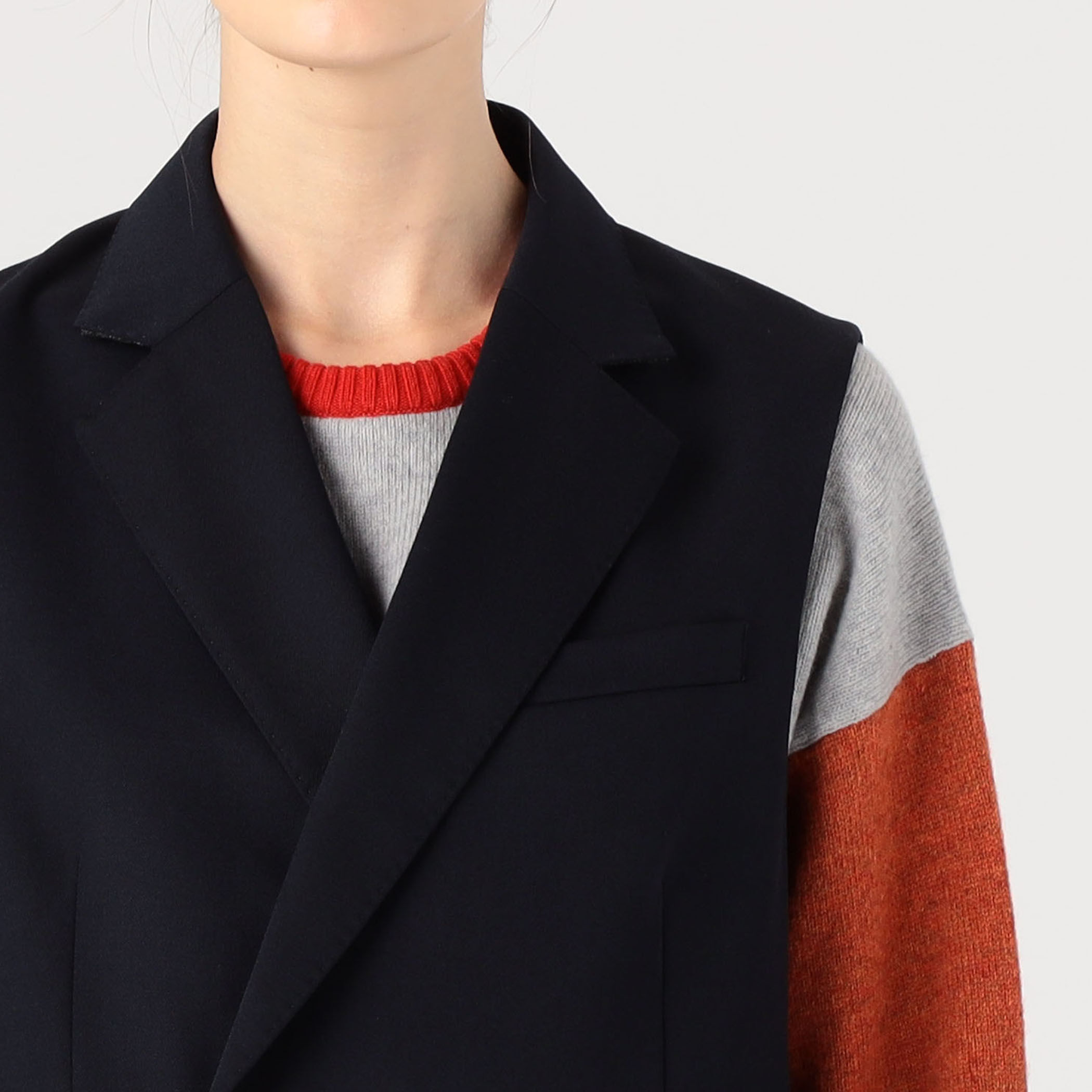 HORIZON TWILL ダブルブレステッド6Bジャケット E.Zegna