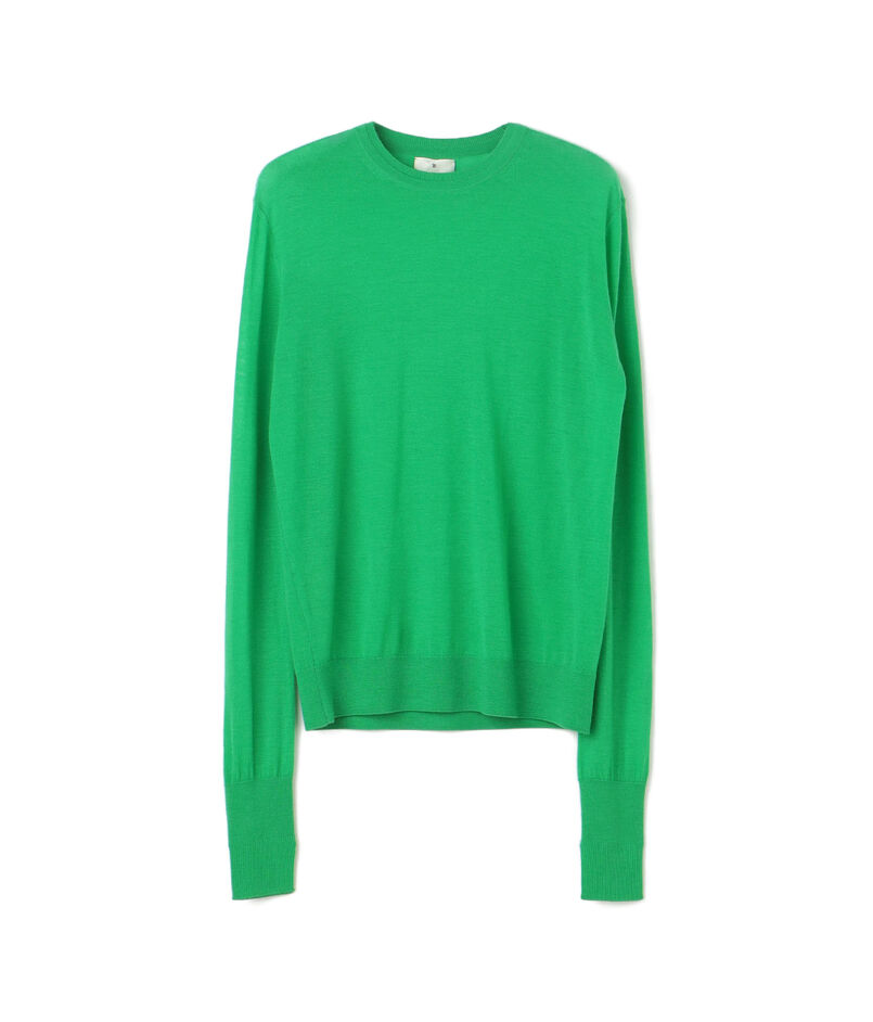 カシミヤ クルーネックプルオーバー