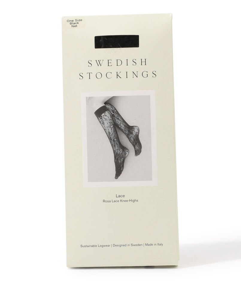 SWEDISH STOCKINGS ROSA ニーハイ レースソックス
