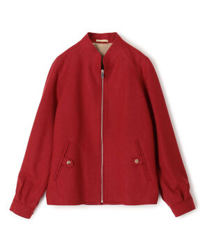 【別注】CARUSO ウール スタンドカラーブルゾン