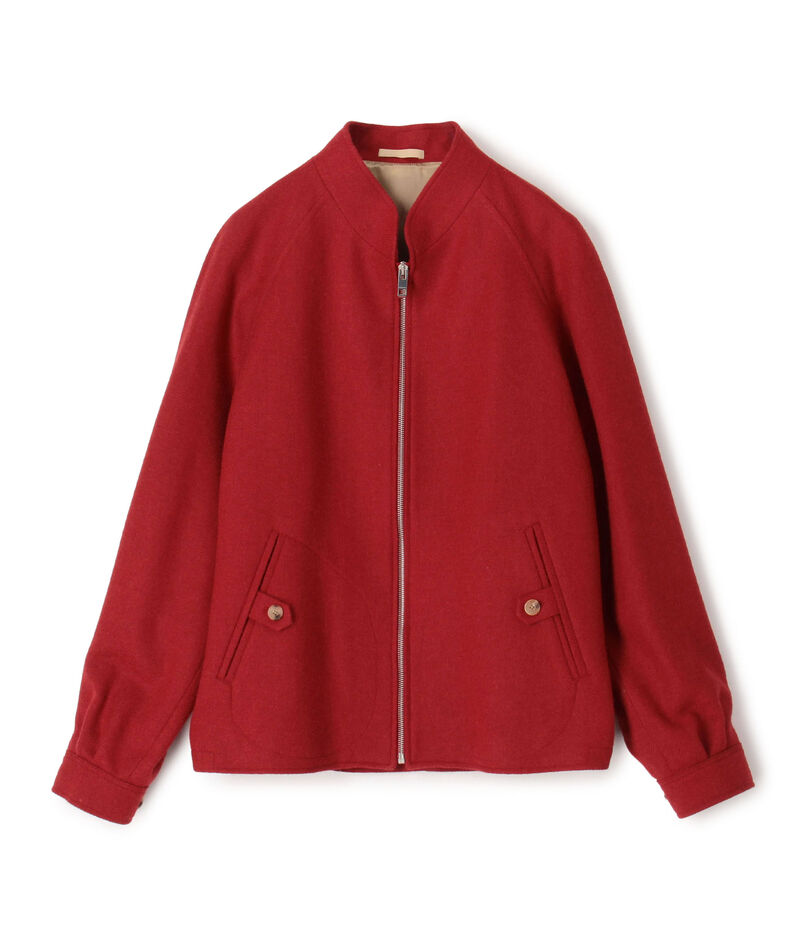 【別注】CARUSO ウール スタンドカラーブルゾン