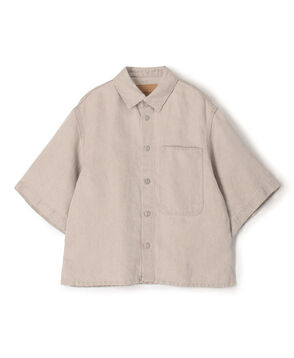 【WEB先行予約】リネンデニム ワンポケットシャツ