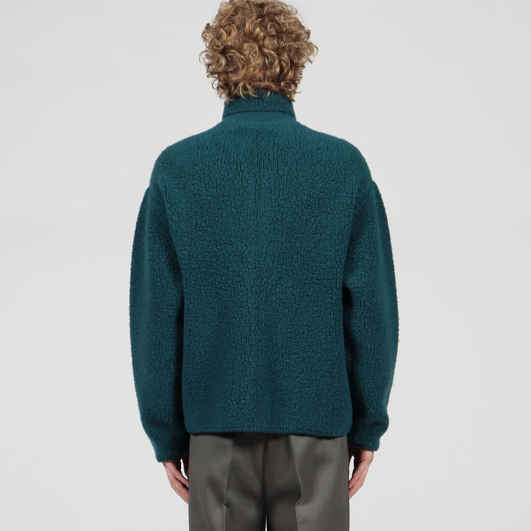 TOMORROWLAND Tricot ウールカシミヤ パイルニット ジップアップ