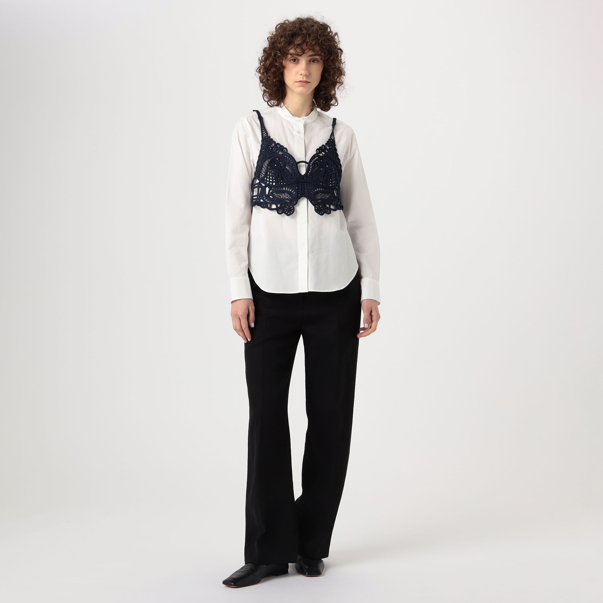 Mame Kurogouchi Cording Embroidery Vest｜トゥモローランド