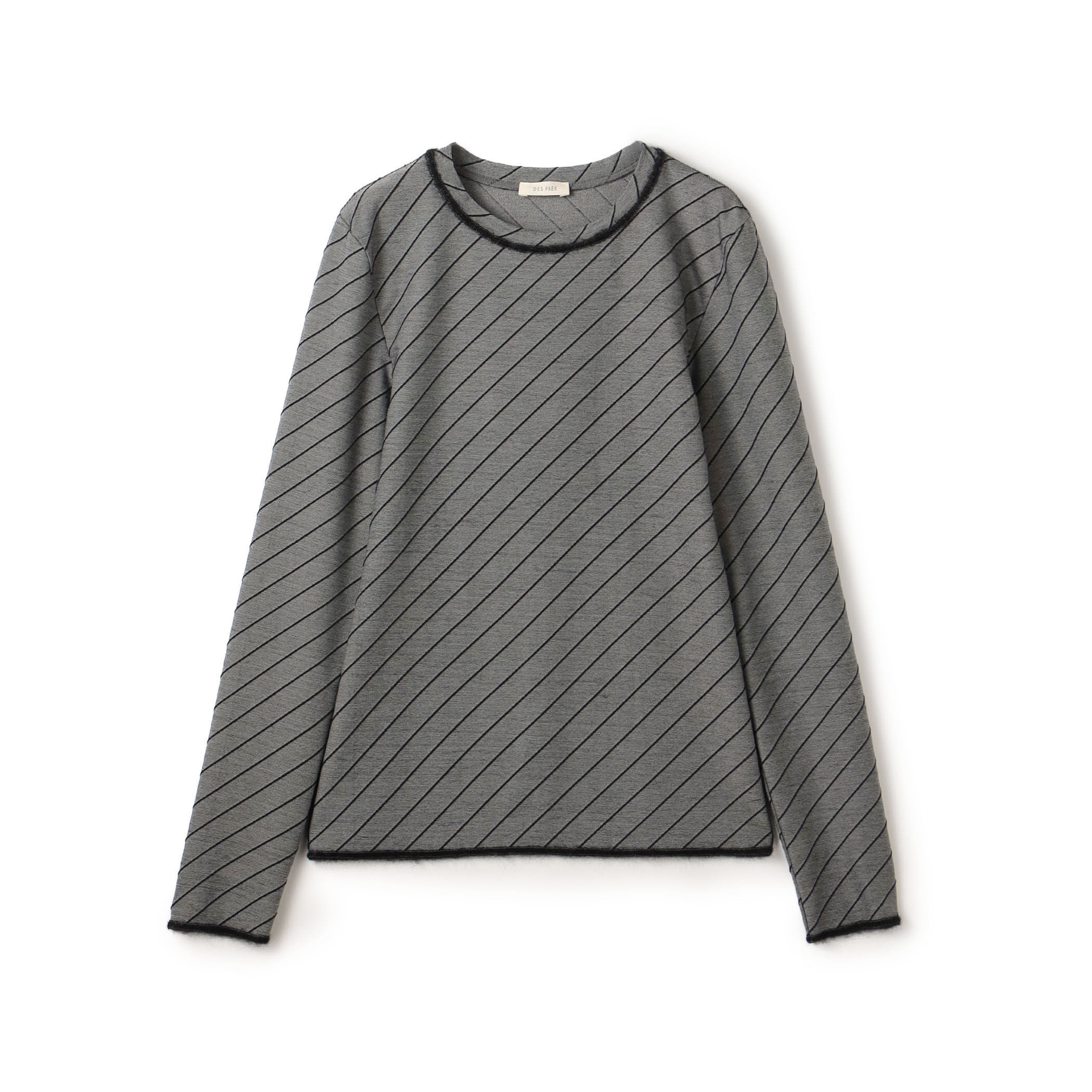 ダイアゴナルジャージー クルーネックプルオーバー｜トゥモローランド