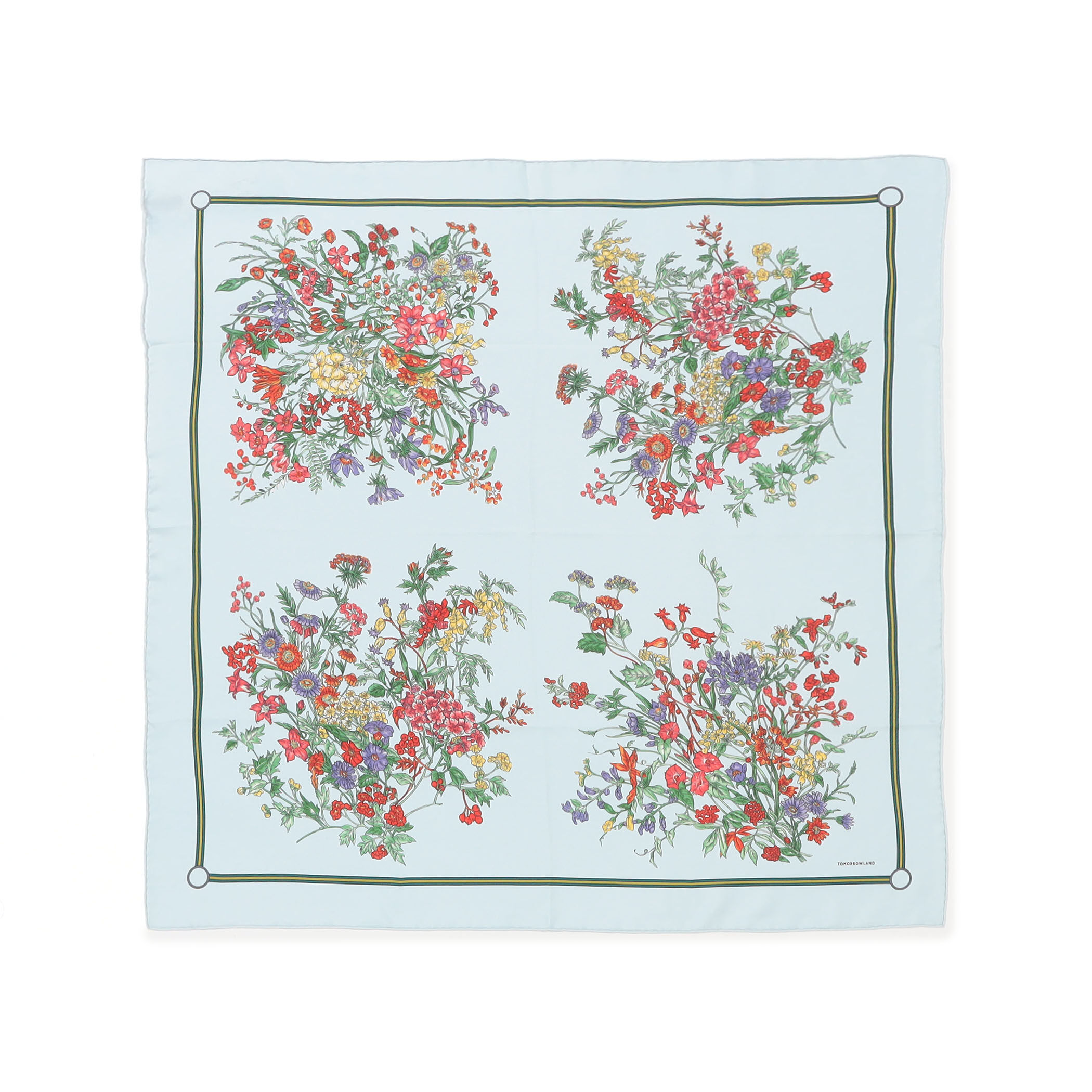 TOMORROWLAND フラワーシルクスカーフ｜トゥモローランド 公式通販