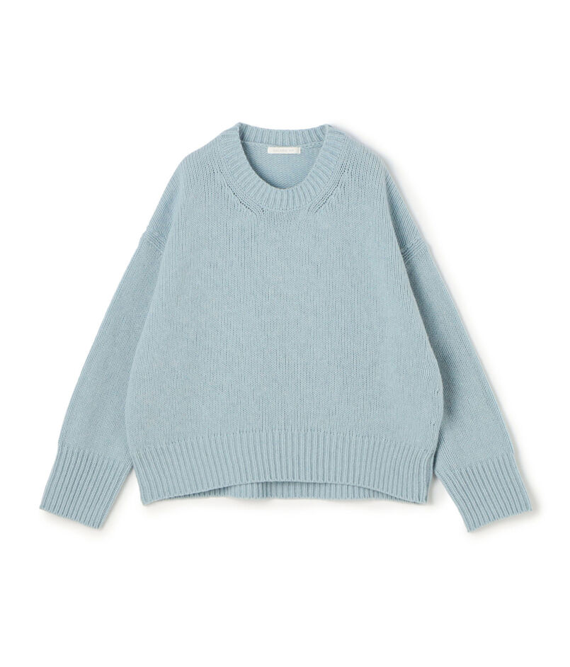 ファインウール クルーネックプルオーバー