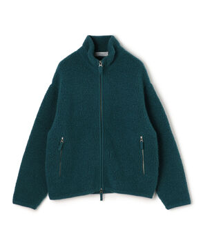 TOMORROWLAND Tricot ウールカシミヤ パイルニット ジップアップブルゾン