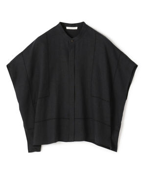 【WEB先行予約】フレンチリネン スタンドカラーシャツ