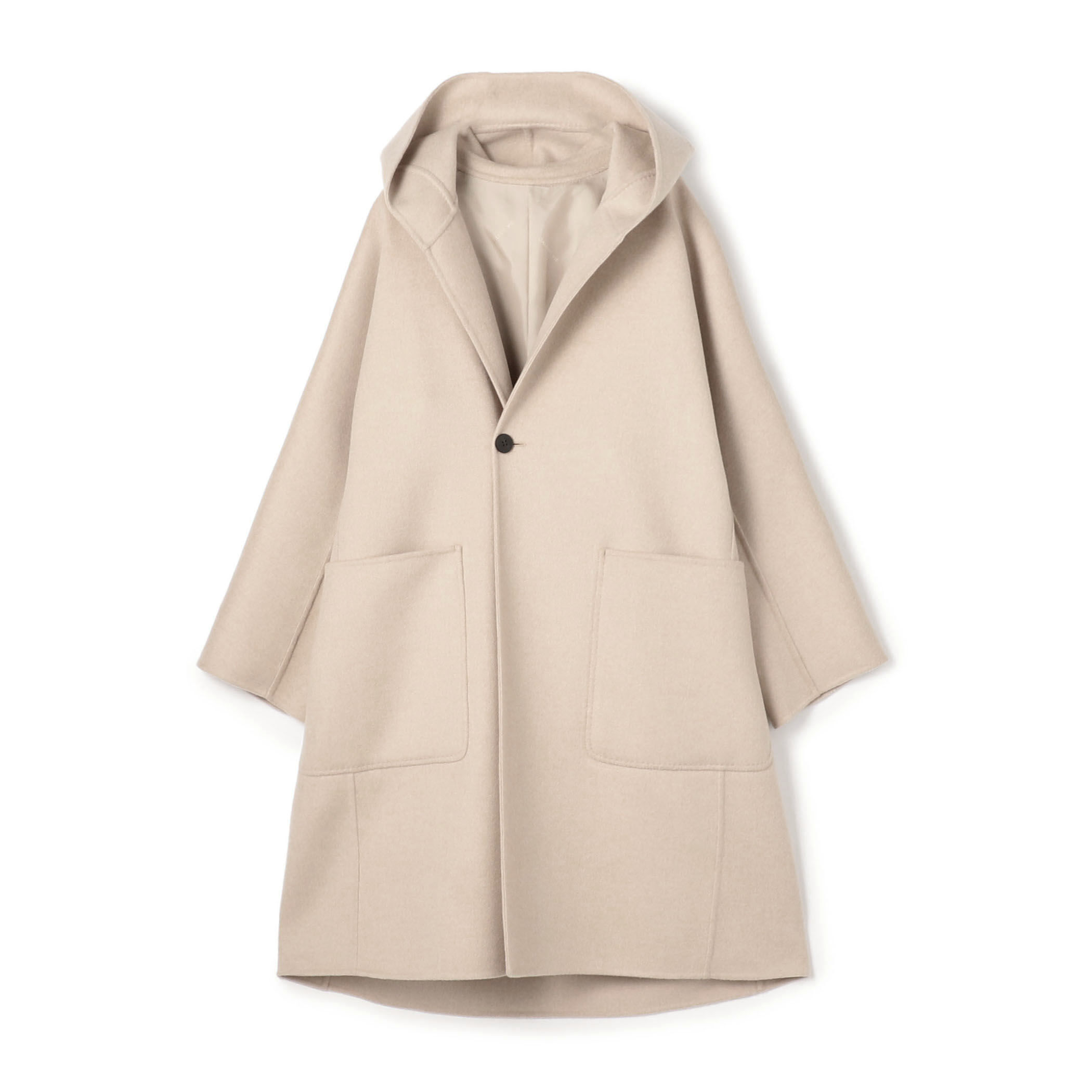 ダブルフェイス ドルマンスリーブフーデッドコート｜トゥモローランド