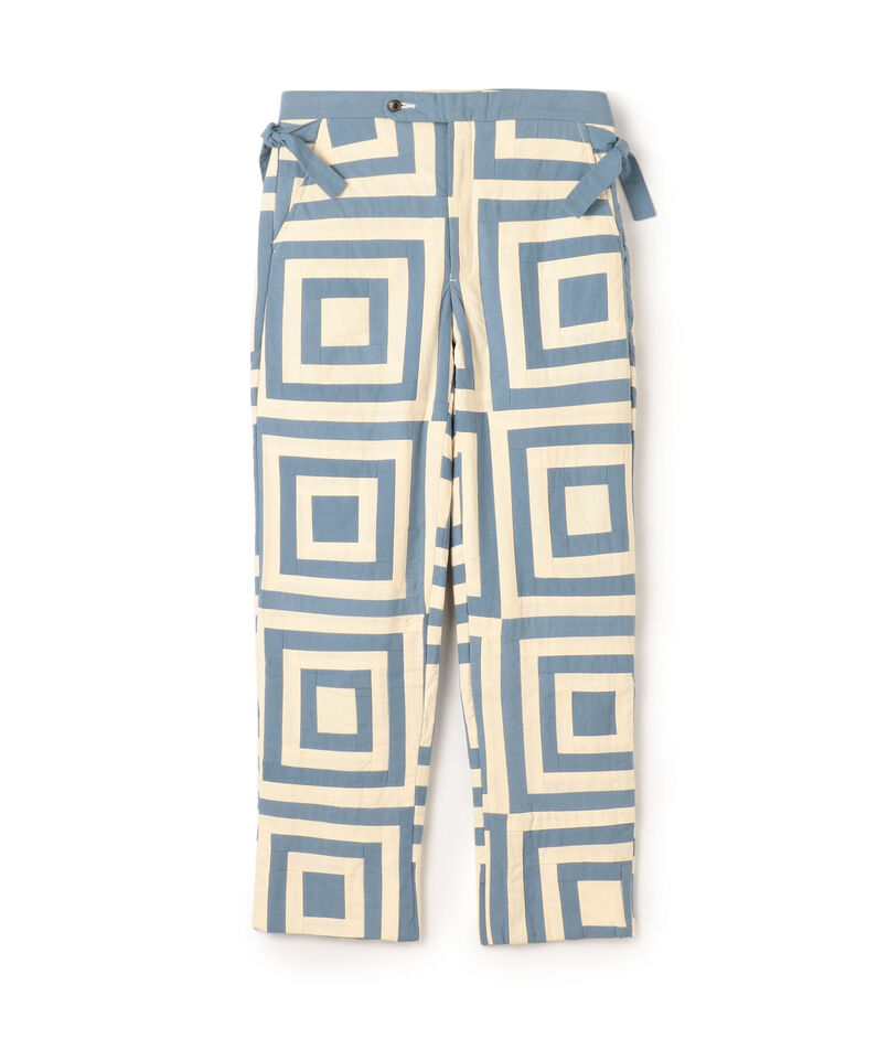 BODE WHITE HOUSE STEPS QUILT TROUSERS
