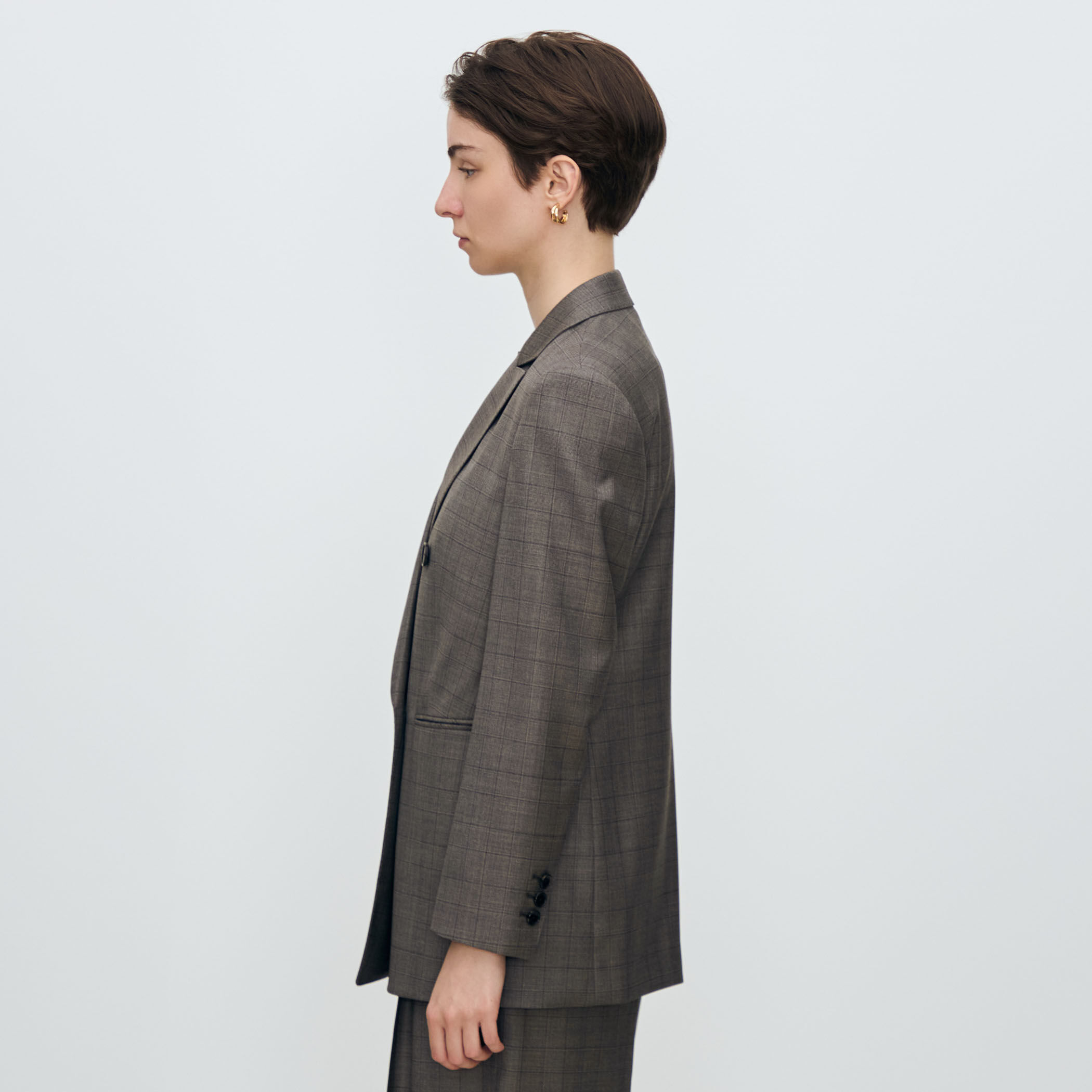 365 GLEN CHECK ダブルブレストジャケット｜トゥモローランド 公式サイト