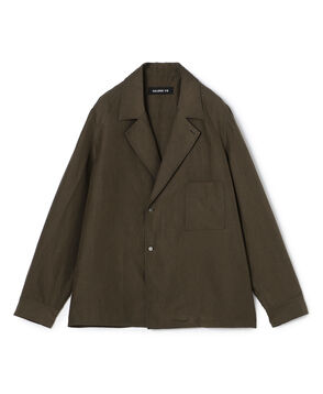 リネンキュプラシルクコンパクト シャツジャケット