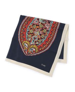Drake's PAISLEY PRINT BANDANA シルクプリントスカーフ
