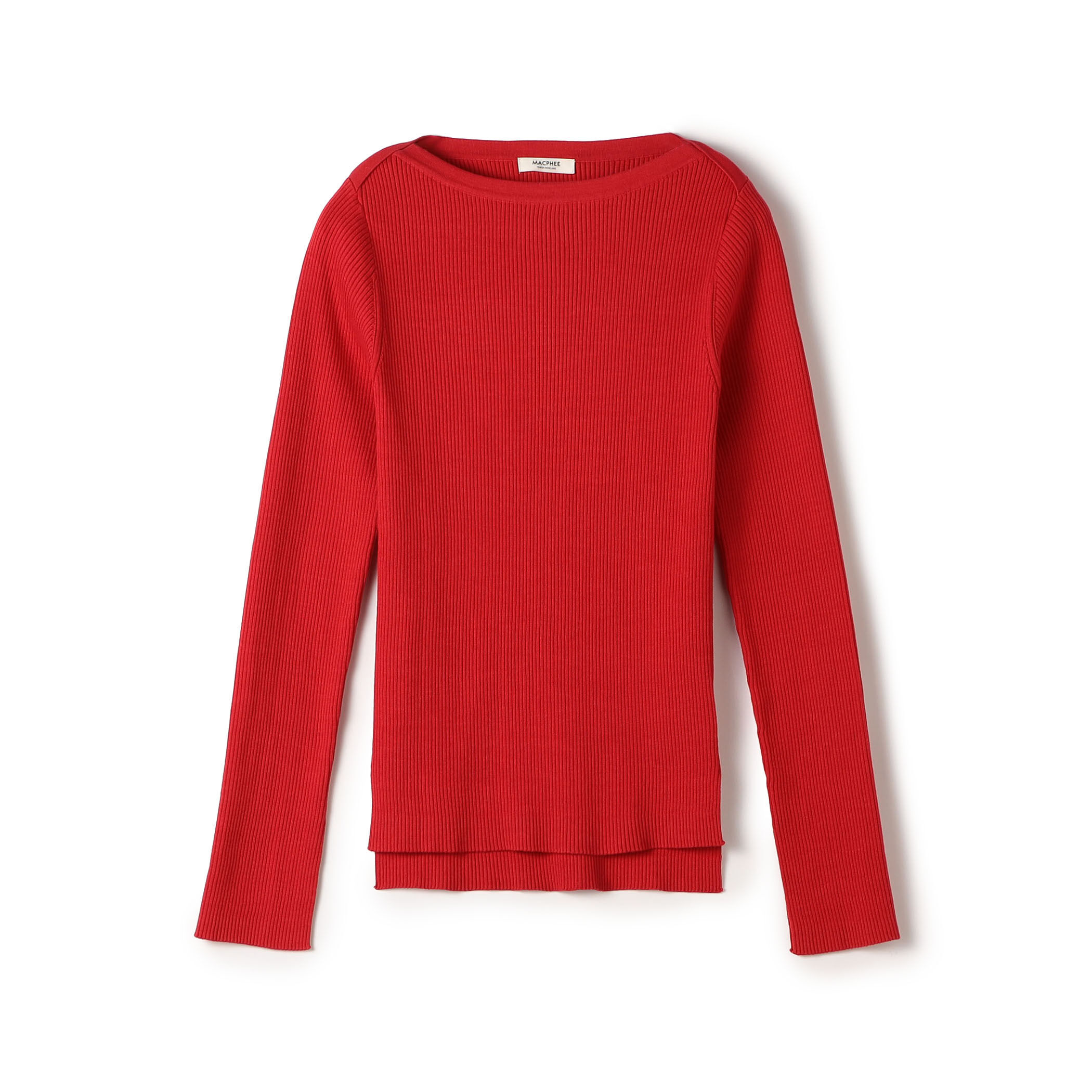 コットンリブ ボートネックプルオーバー｜トゥモローランド 公式通販