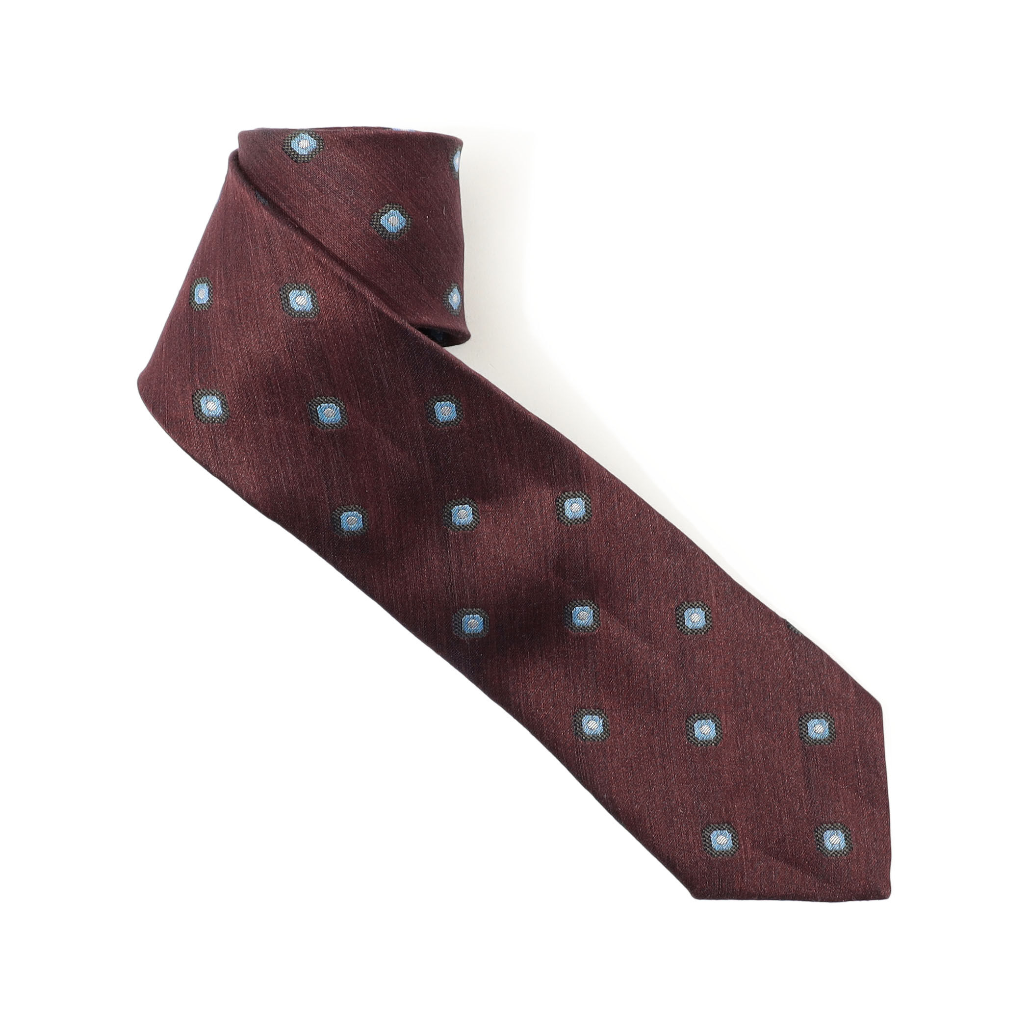 【極美品】Stefano Bigi／ステファノビジ ／小紋柄／ネイビー／シルバー STEFANO BIGIステファノビジ 小紋柄ネクタイ NAVY | ITAL STYLE WEAR