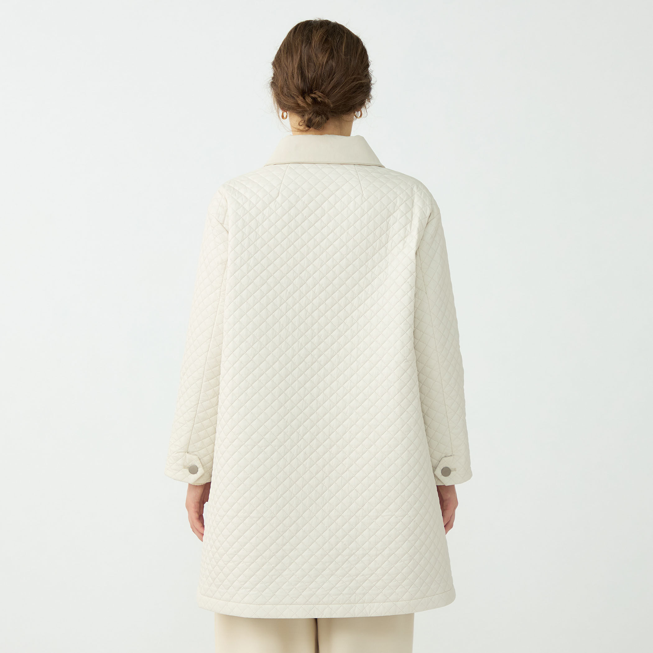 パデットリバーキルティング リバーシブルハーフコート