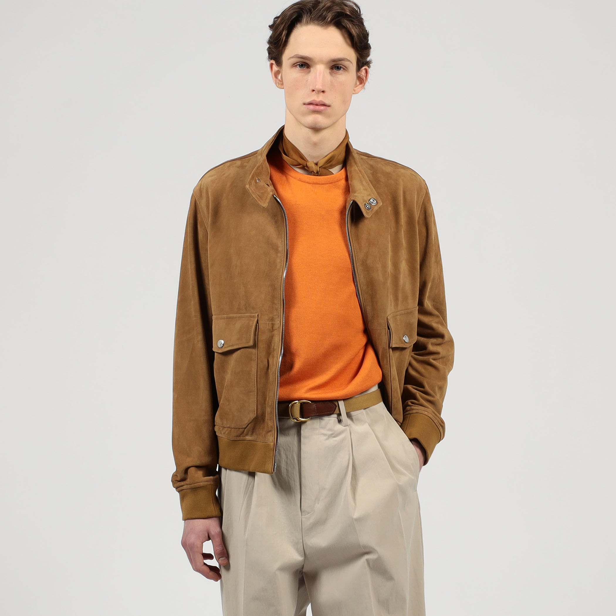 WEB先行予約・別注】EMMETI GREYSON ラムスエード ドライビング