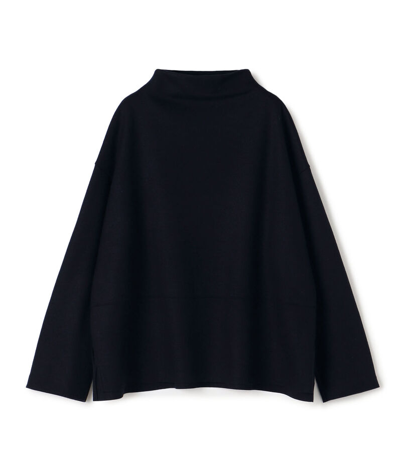 ウールミルドスムース ビルドネックプルオーバー