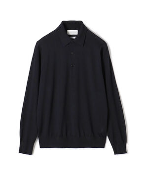 TOMORROWLAND TRICOT スーパーファインメリノウール ニットポロシャツ S WOOL