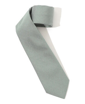 Seaward & Stearn シルク ハウンドトゥースネクタイ