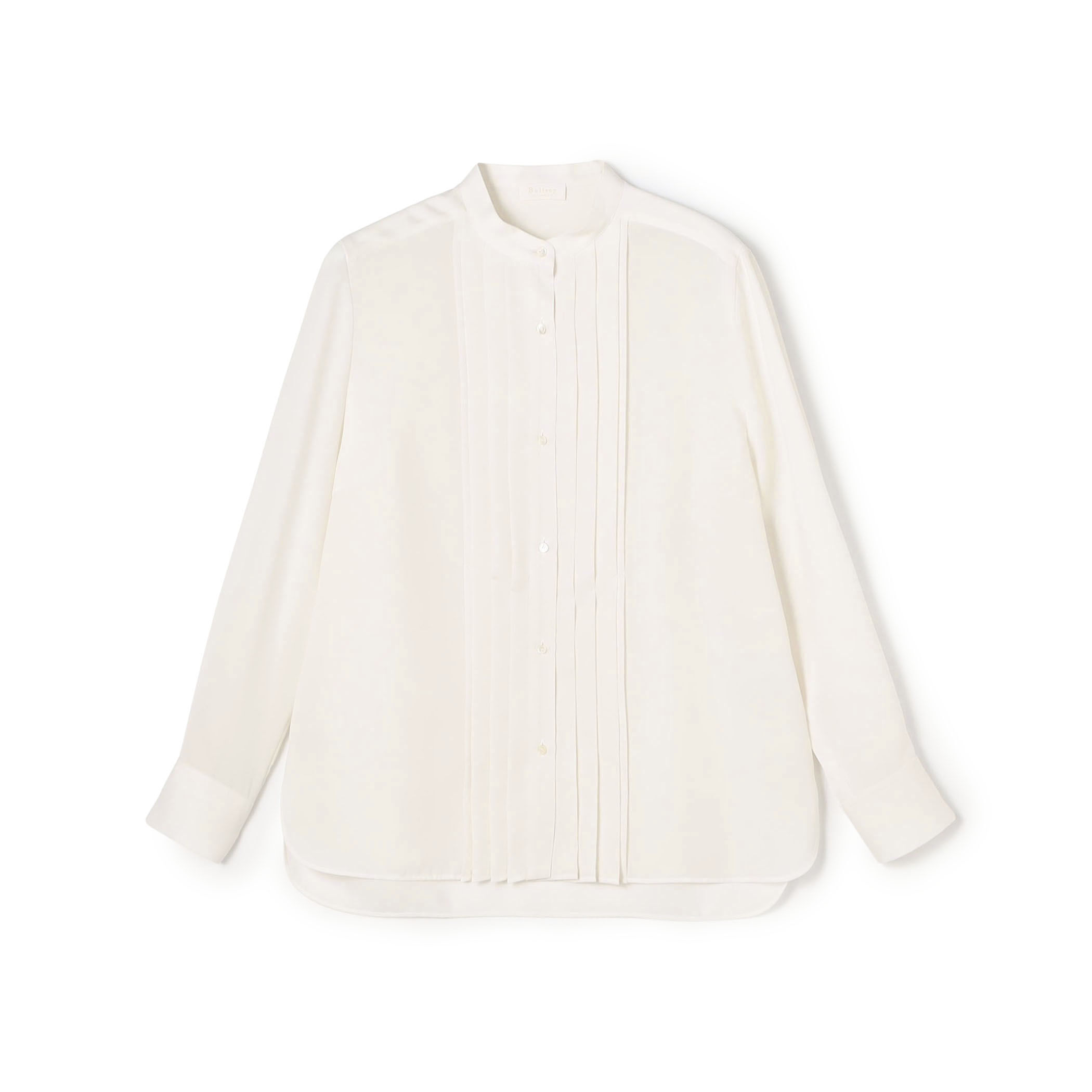 スムースサテン ピンタックブラウス｜トゥモローランド 公式通販