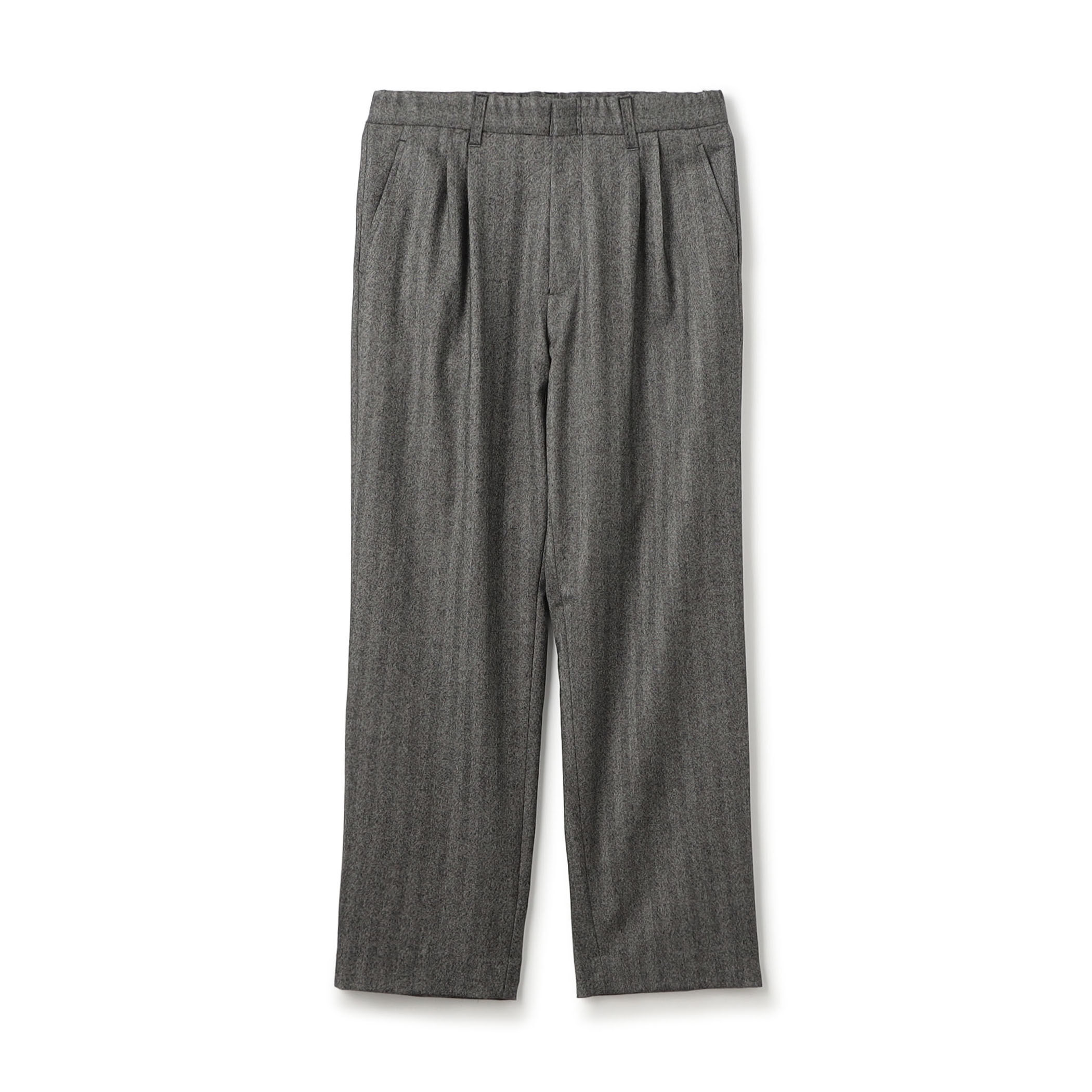 eskander エスカンダー ニュージーランドウールイージーパンツ ブラック JUNYA WATANABE MAN - ウールサージワッシャーパンツ - WN-P035