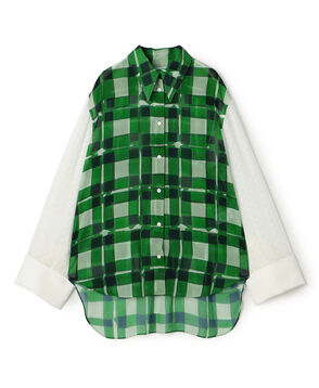 TELMA Panel W Cuffs シャツ