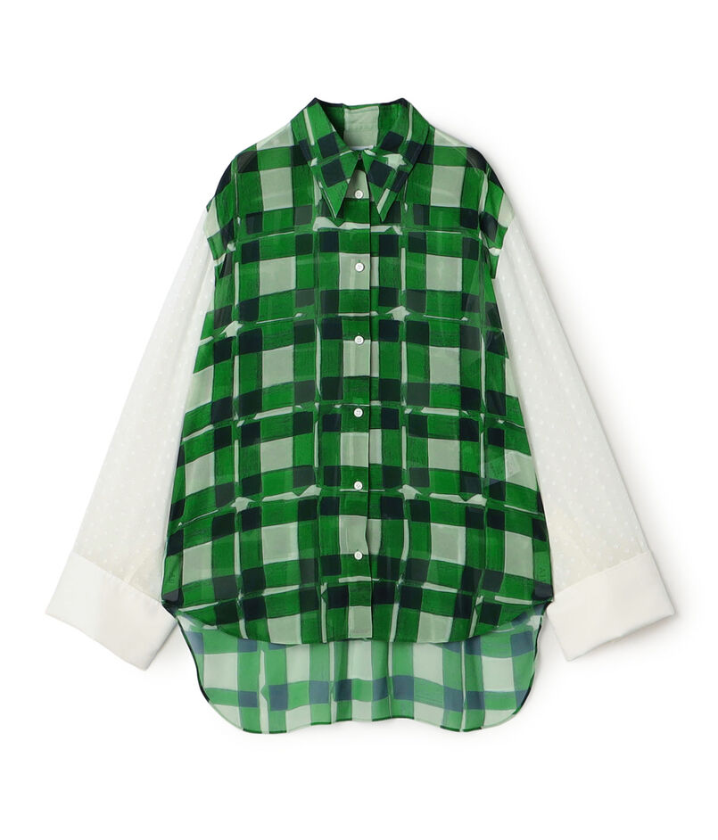 TELMA Panel W Cuffs シャツ