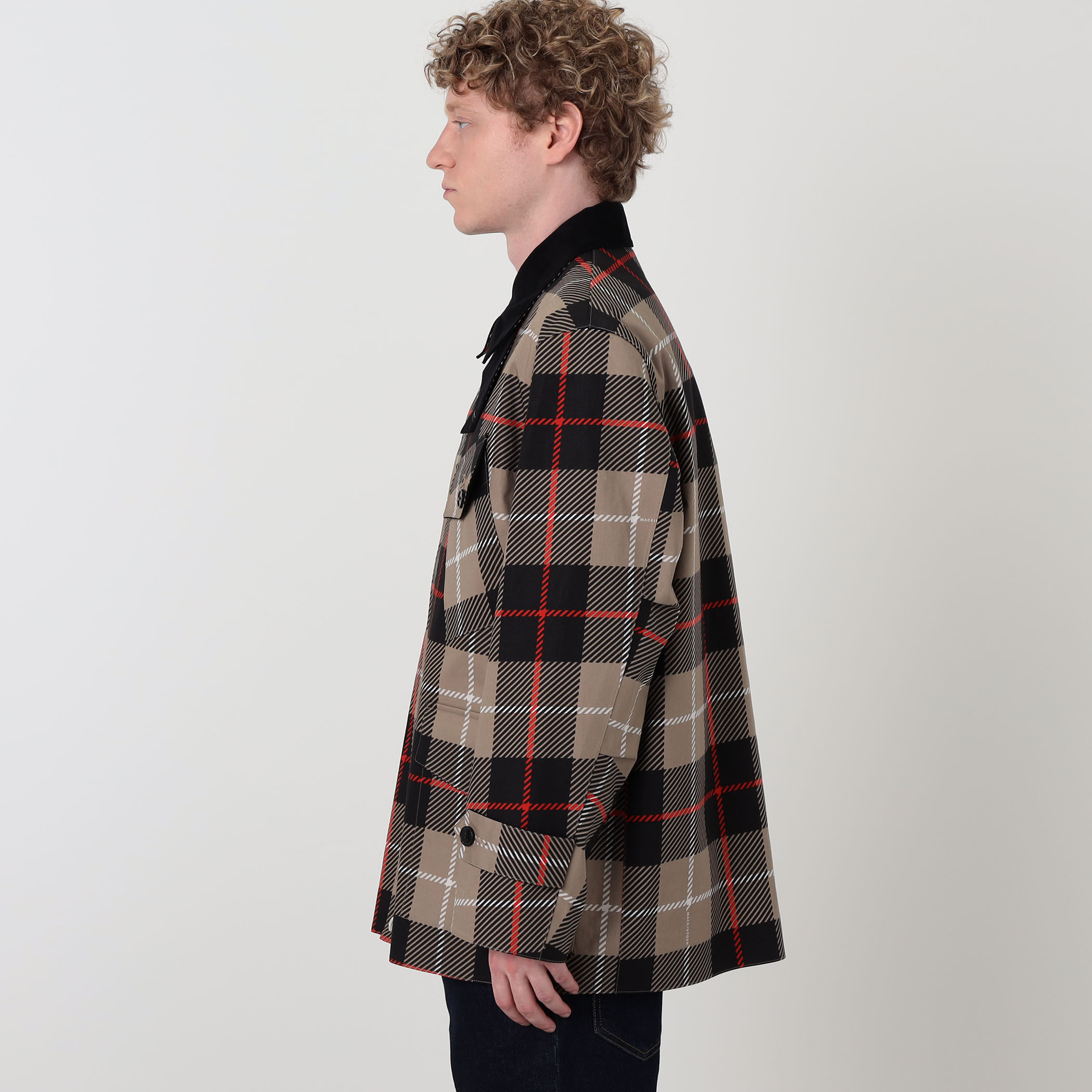 MACKINTOSH JEDBURGH コットン チェックフィールドジャケット