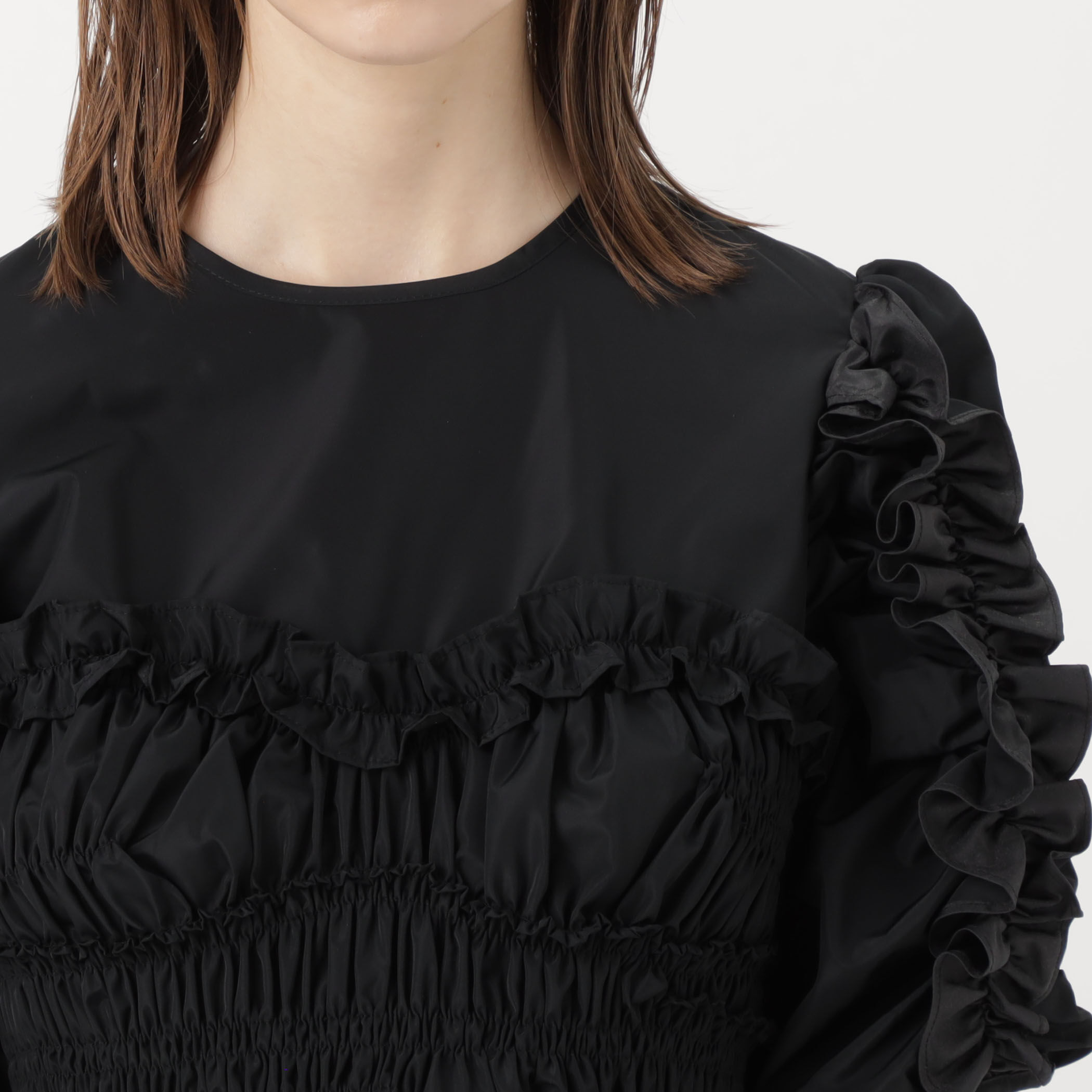 CECILIE BAHNSEN VIRTUE TOP RECYCL ペプラムブラウス