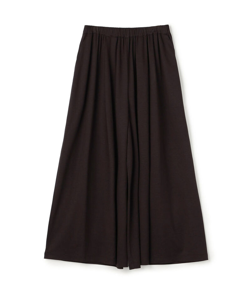 【WEB先行予約】シルキーコンパクトジャージー イージーワイドパンツ