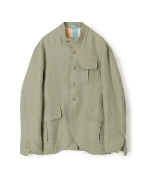 Chato Lufsen STOBAL リネン シングルブレステッド スタンドカラージャケット
